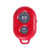 Bluetooth пульт (блютуз) для телефона, пульт для селфи Красный