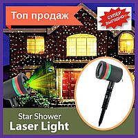 Новорічний проєктор Лазерний Гірлянда Новорічна STAR SHOWER LASER LIGHT + навушники в Подарунок