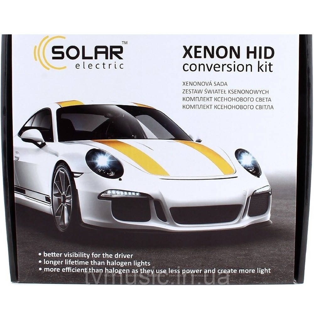 Комплект ксенону SOLAR HB3 5000K 35W Ballast 4550, фото 1