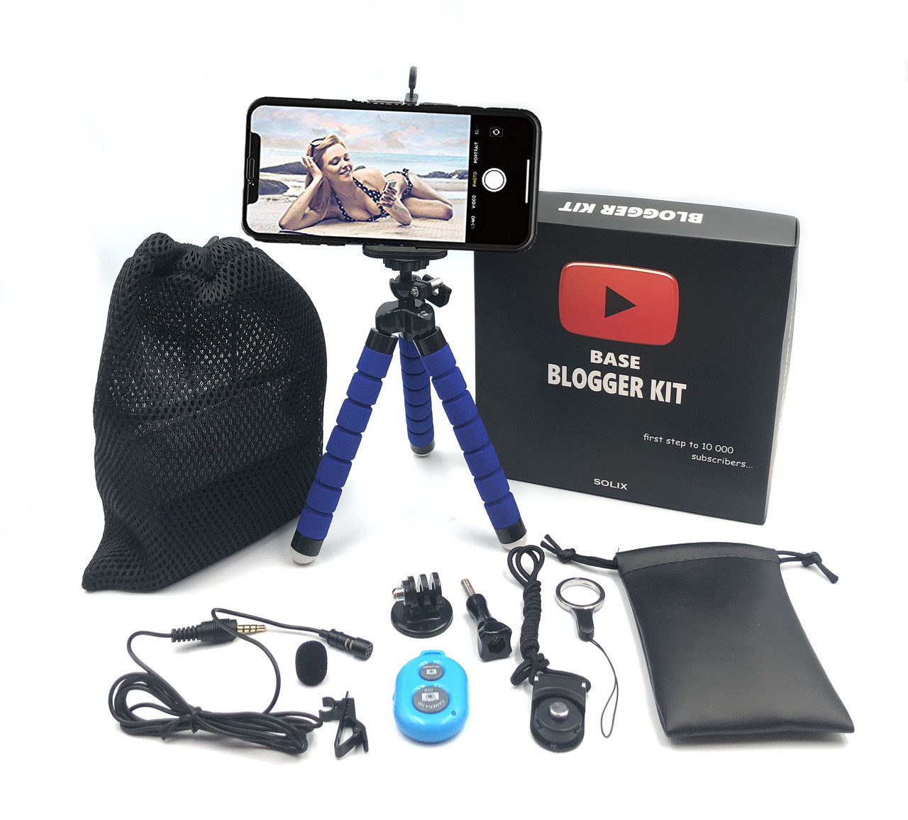 Набір блогера 5 в 1 Base Blogger KIt Синій