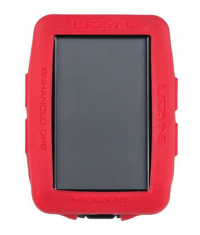 Чохол LEZYNE для велокомп'ютера MEGA XL GPS COVER червоний Y13, фото 1