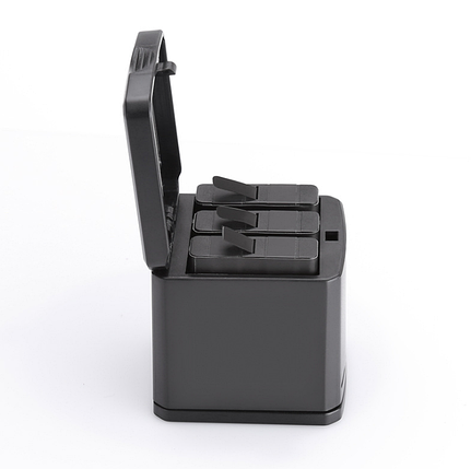 Зарядний пристрій Telesin для 3 батарей GoPro HERO7, HERO6 і HERO5 Black, фото 1