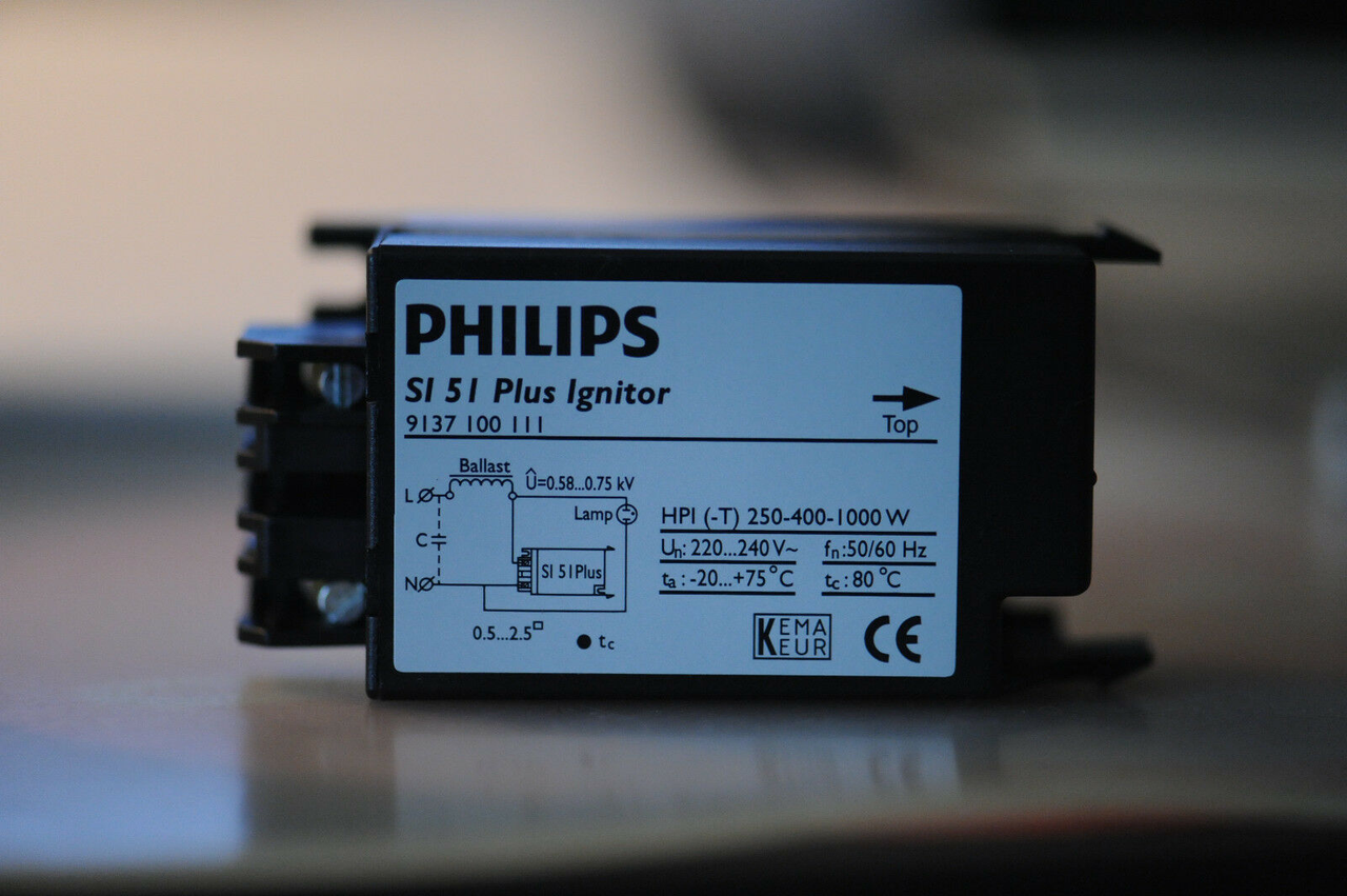 Philips SI 51 250W-1000W MH Metal Halid ІЗУ для Днат і МГЛ Імпульсний запалюючий пристрій, фото 1