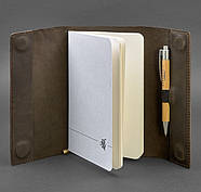 Шкіряний блокнот cофт-бук 7.0 (темно-коричневий), фото 2