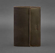 Шкіряний блокнот cофт-бук 7.0 (темно-коричневий), фото 4