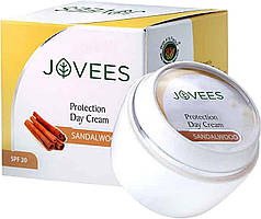 Крем денний захисний Сандал SPF20 Джовіс 50г, Jovees Sandalwood Protection Day Cream SPF-20 UVA/UVB