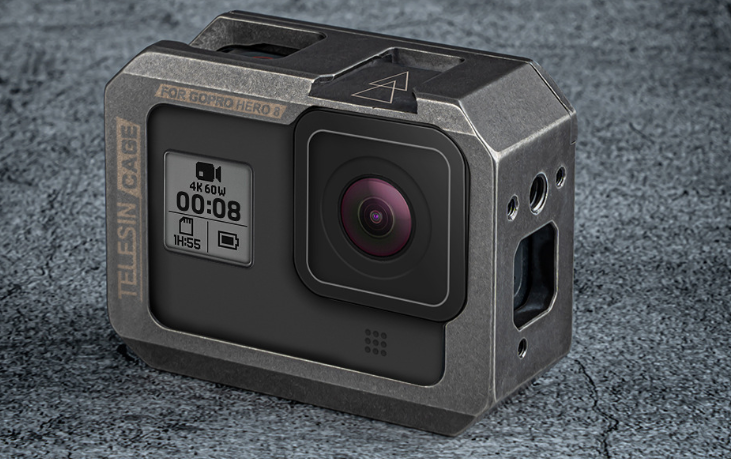 Алюмінієва захисна рамка для GoPro 8 Black Telesin