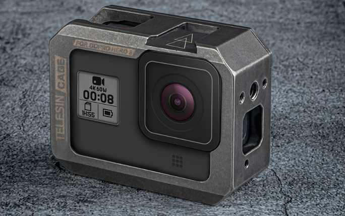 Алюмінієва захисна рамка для GoPro 8 Black Telesin, фото 1