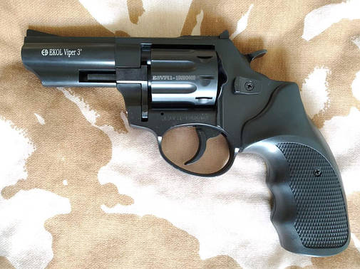Револьвер під патрон Флобера Ekol Viper 3" Black, фото 2