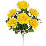 Букет троянди набитою, 49см(10 шт. в уп.), фото 2