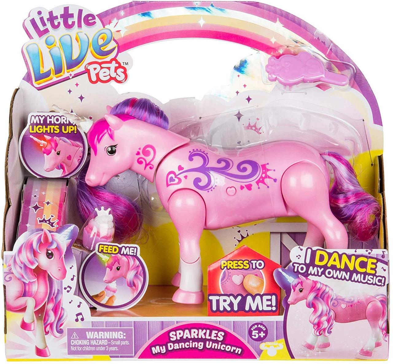 Інтерактивна іграшка Moose Little Live Pets Єдиноріг Sparkles