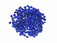Хусталь Лио Ли для декора Упаковка 100 грамм Размер камешков 4-8 мм Синий (22187)