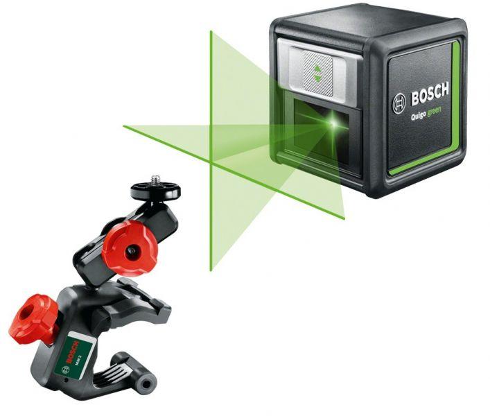 Лазерний нівелір Bosch Quigo green + MM2 (12 м) (0603663C00)