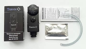 Термостат Tervix Pro Line механічний накладний з термопастою, фото 3