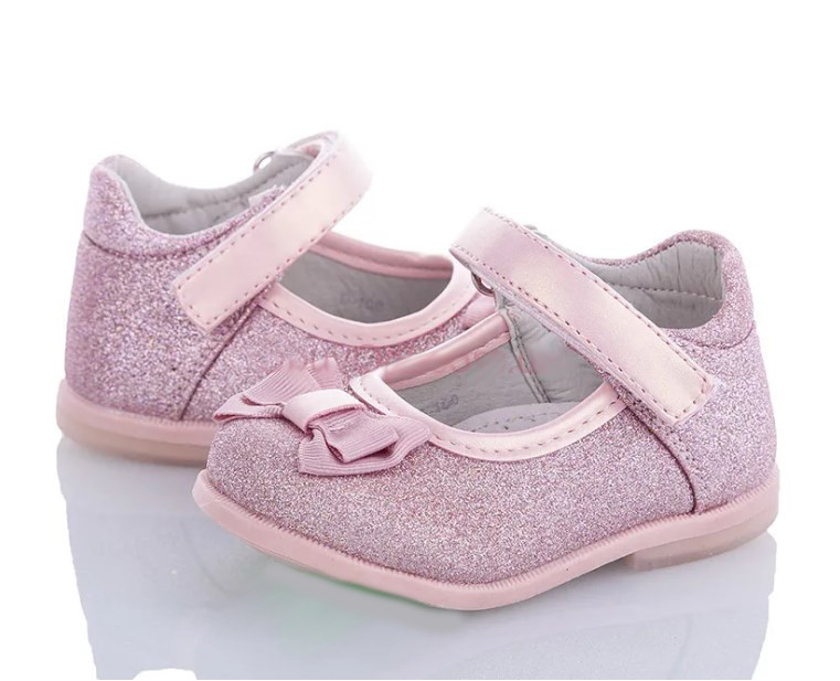 Туфлі для дівчинки рожеві на свято 24