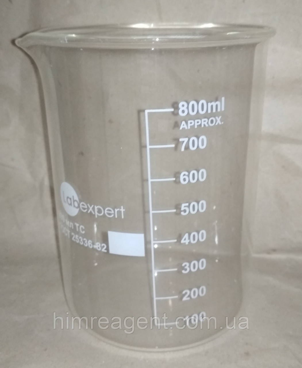 Стакан низький (800 мл.) термостійкий / ТМ LABEXPERT / Китай, фото 1