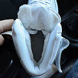 Чоловічі зимові кросівки Nike Air Force 1 High Winter з хутром. Живе фото (топ ААА+), фото 2