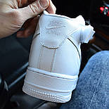 Чоловічі зимові кросівки Nike Air Force 1 High Winter з хутром. Живе фото (топ ААА+), фото 6