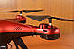 Квадрокоптер c камерою Drone 1 Million літаючий дрон (Wi-Fi) червоний, фото 4