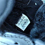 Чоловічі зимові кросівки Nike Air Force 1 High "Black" чорні з хутром (топ ААА+), фото 3