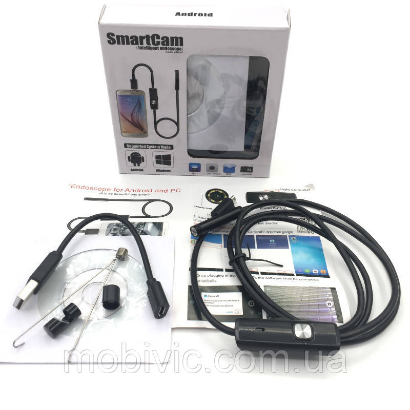 ORIGINAL Мінікамера Ендоскоп SmartCam -7mm (довжина 2m)