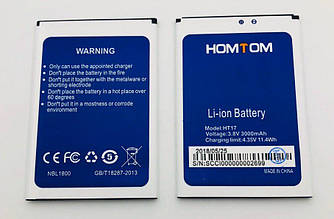 Акумулятор для мобільного телефона Doogee (HomTom) HT17/HT17 Pro, (Li-ion 3.8 V 3000 mAh)
