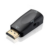 Переходник XBOX HDMI2VGA, HDMI в VGA +звук, с питанием от HDMI