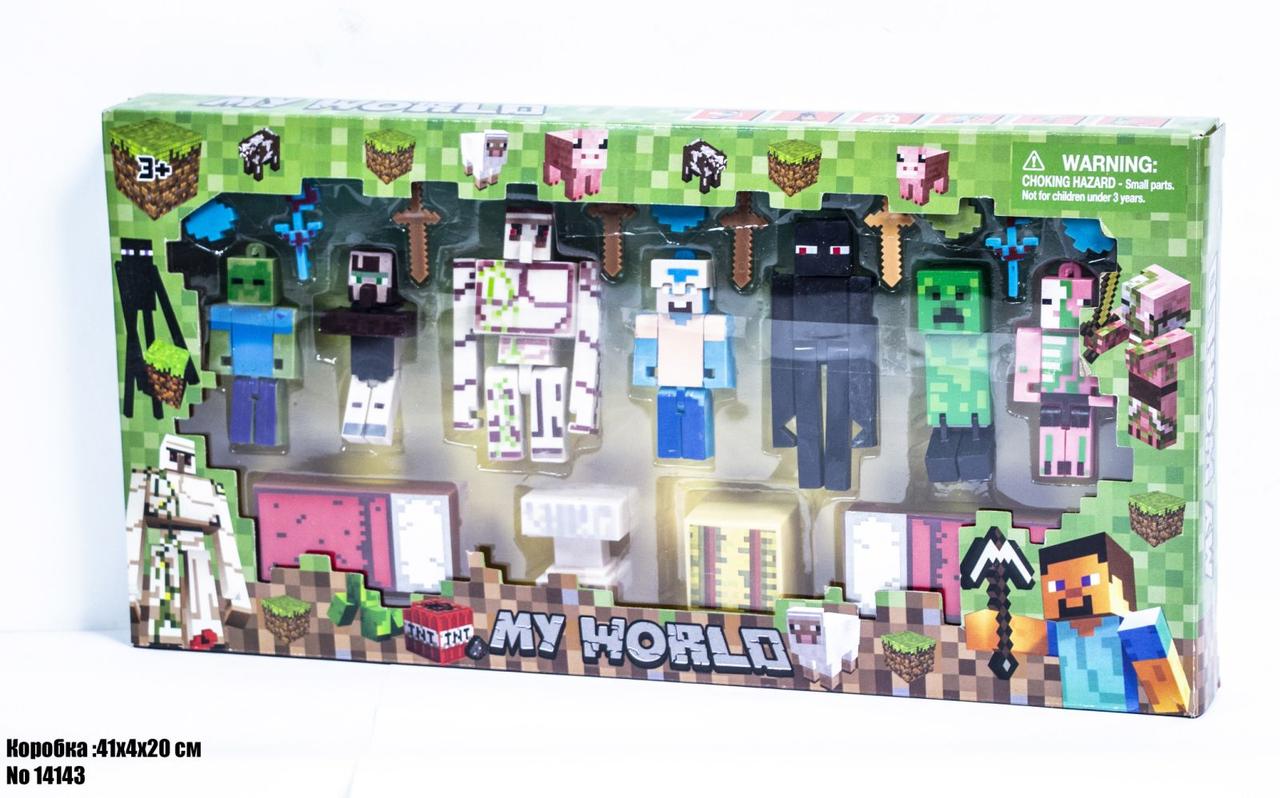 Фігурки Minecraft у блістері 14143
