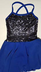 Балетное платье  с пайетками для юных балерин  1