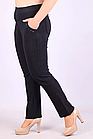 Жіночі брюки з хутром ЛАСТІВКА 697-4 з кишенями 7XL\60 чорний ЛЖЗ-1205020, фото 2