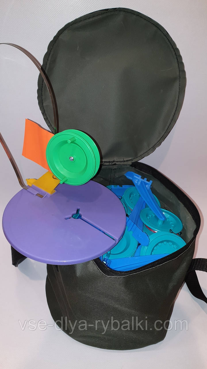 Зимова Жерлица НАБІР 20шт "Сумська" оснащена в сумці циліндричної, фото 1