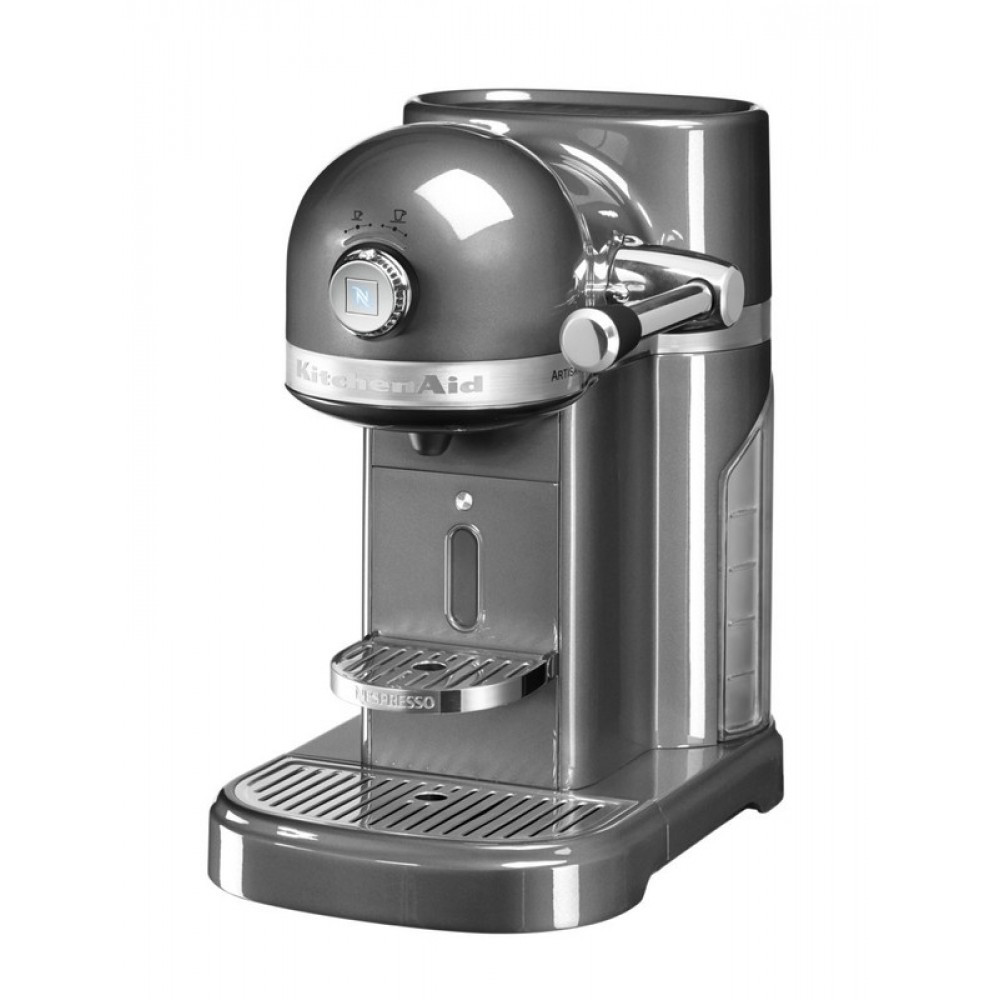 Кавоварка капсульна KitchenAid Artisan Nespresso 5KES0503EMS срібний медальйон, фото 1