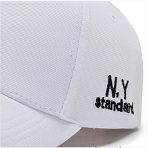 Кепка бейсболка Black N.Y Standart (Біла), фото 4