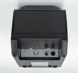 Термопринтер, POS, чековий принтер Xprinter XP-F600L USB чорний (XP-F600L), фото 4