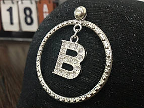 Кепка бейсболка з кільцями "B" (чорна), фото 2