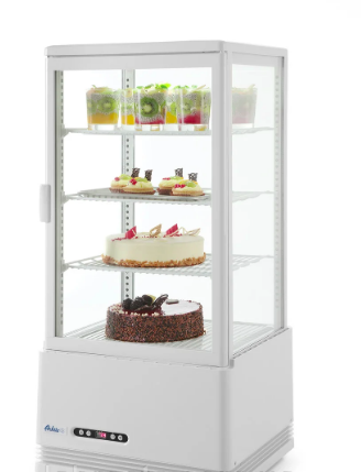 Холодильна вітрина настільна  68 л - біла, фото 1
