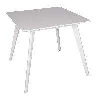 Стол пластиковый CORIANDER белый прямоугольный для открытых площадок дома, кафе, ресторана