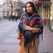 Традиційна шерстяна хустина Слова любові, фото 3