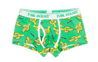 Чоловічі труси боксери Pink Hero Кактус Розмір L, фото 3