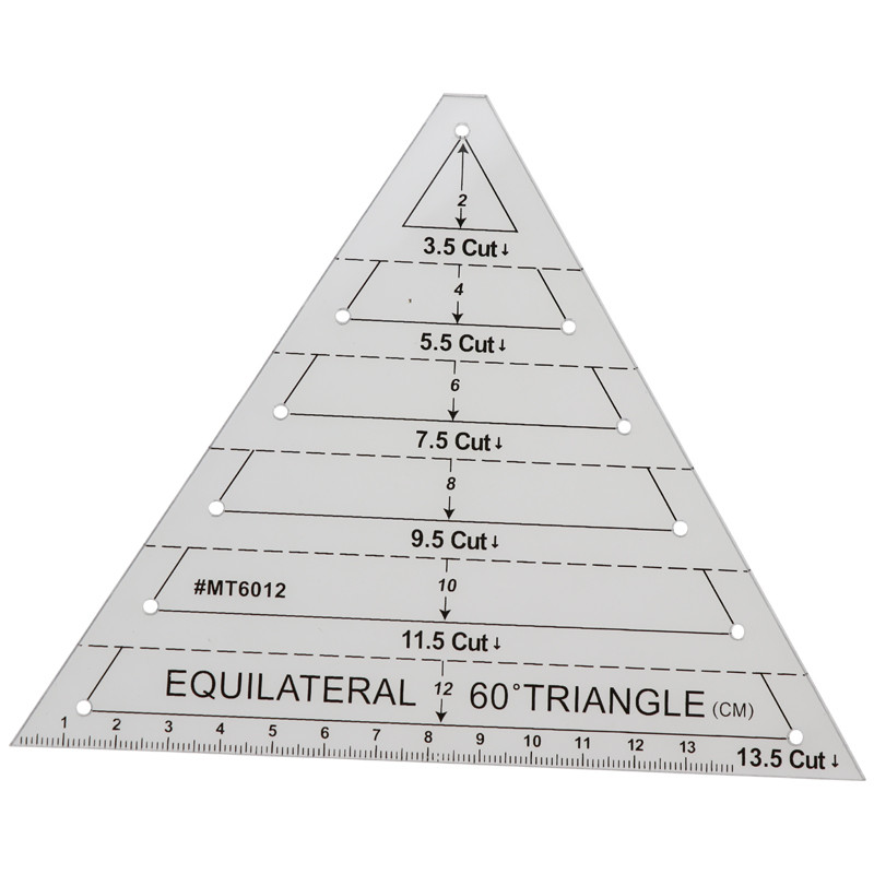 Лекало треугольник для пэчворка MT6012 - фото 1 - id-p1094467283