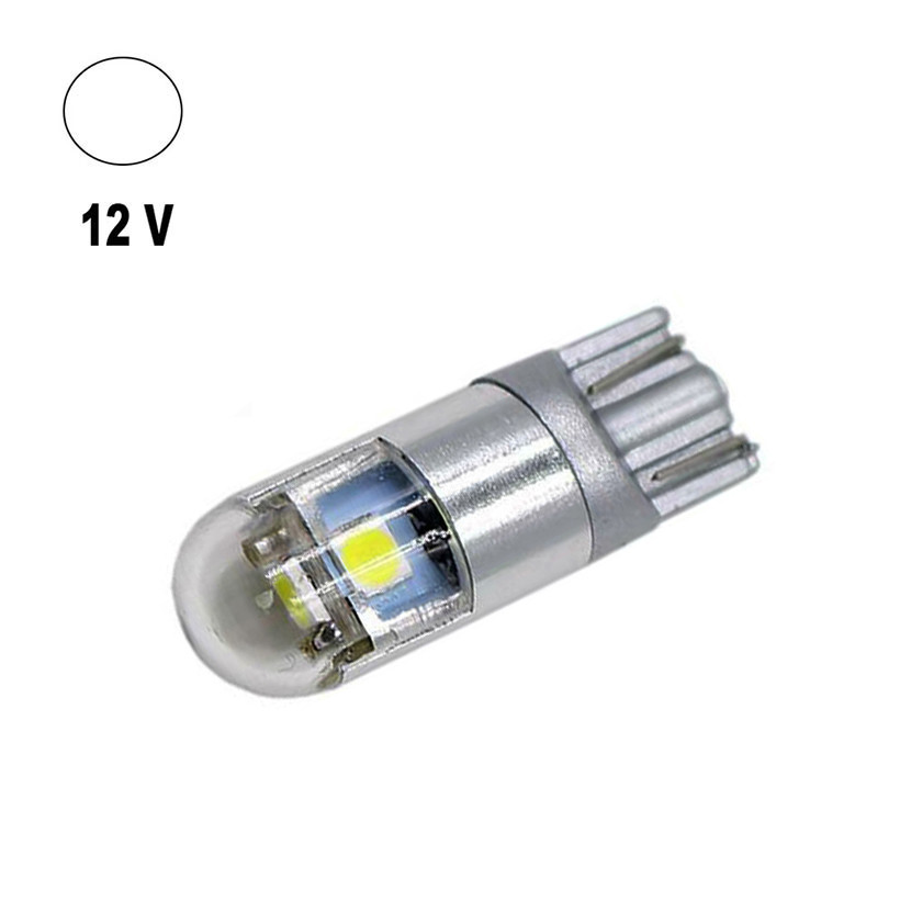 Автолампа Terra T10/W5W, цоколь W2.1x9.5d, 3030х3smd, лінза, білий, 12V