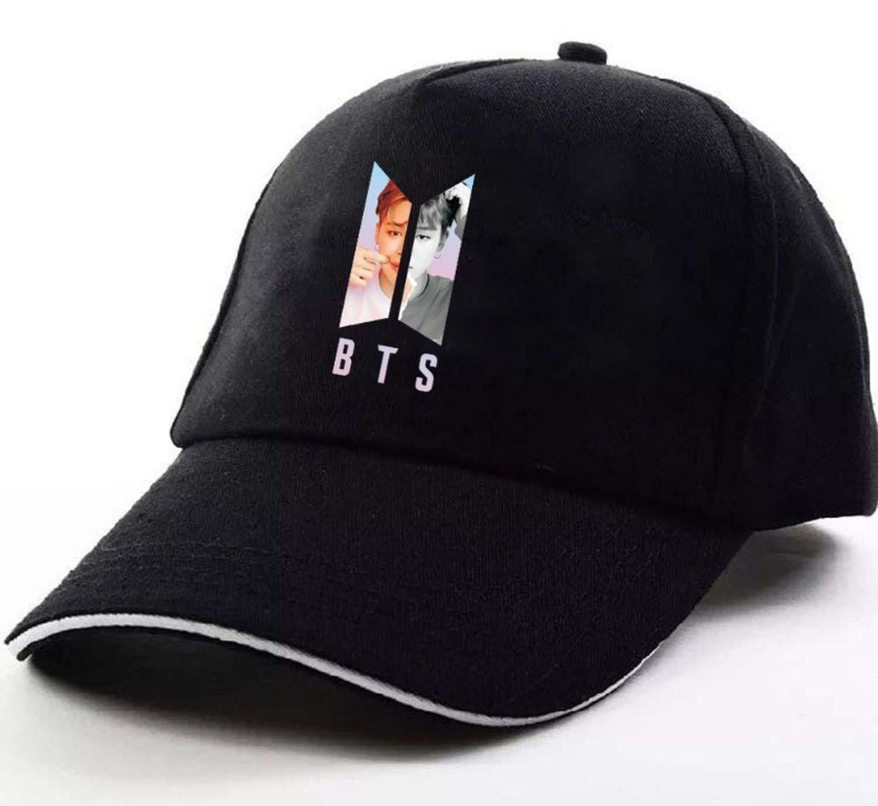 Кепка Бейсболка BTS Пак Чи Мін Чорна