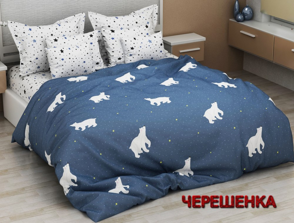 Тканина для постільної білизни Бязь "Gold" Lux GL1234 (A+B) - (50м+50м)