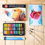 Акварельні фарби для малювання Professional Paint Set 36 кольорів Відеоогляд!, фото 3
