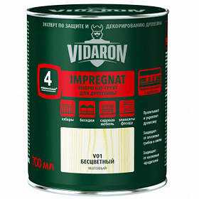 Імпрегнат  Грунтдля деревини Vidaron   V01   БЕЗБАРВНИЙ  0,7л
