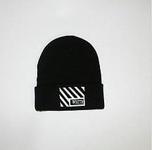 Шапка OFF WHITE чорна Limited Edition, фото 2