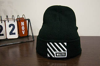 Шапка OFF WHITE чорна Limited Edition, фото 3