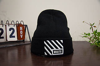 Шапка OFF WHITE чорна Limited Edition, фото 4