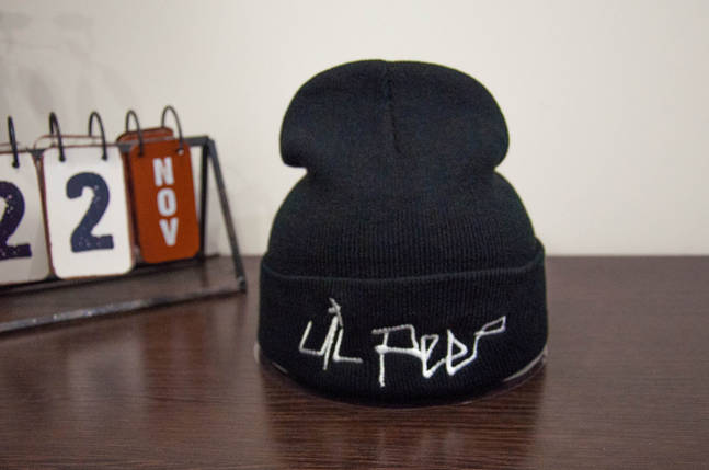 Шапка Lil Peep чорна Original Collection, фото 2