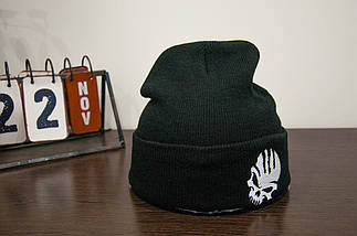 Шапка Skull Череп чорна, фото 6